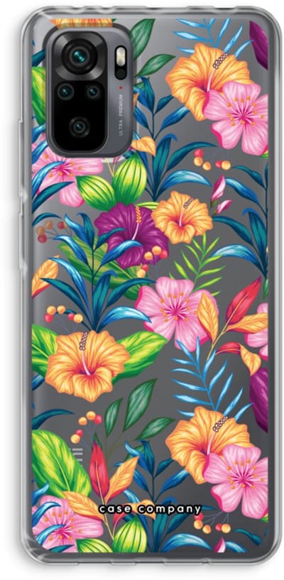 Case Company® - Hoesje geschikt voor Xiaomi Redmi Note 10 Pro hoesje - Tropisch 2 - Soft Cover Telefoonhoesje - Bescherming aan alle Kanten en Schermrand