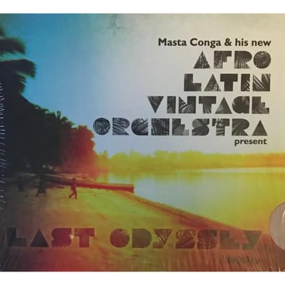 CD AFRO LATIN VINTAGE ORCHESTRA - LAST ODYSSEY URCD303 Ubiquity 2012 Japan Jazz Gebruikt beige