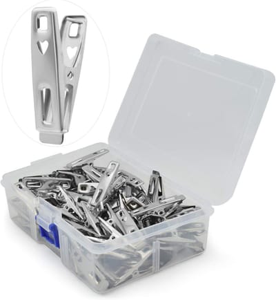 Rvs Wasknijpers - Roestvrij Staal - Sterke en Duurzame Clips - Multifunctioneel - Voor Thuis en Kantoor