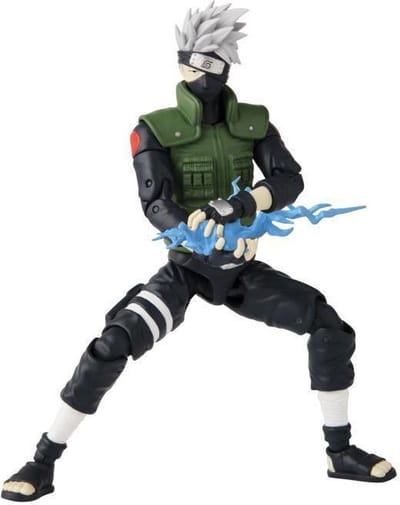 Bandai - Anime Heroes - Naruto Shippuden - Anime heroes Figuur 17 cm - Kakashi Hatake - Officieel Gelicenseerd - Kakashi Action Figure - 36903