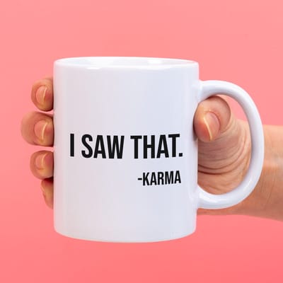 Ditverzinjeniet.nl Mok I saw that karma