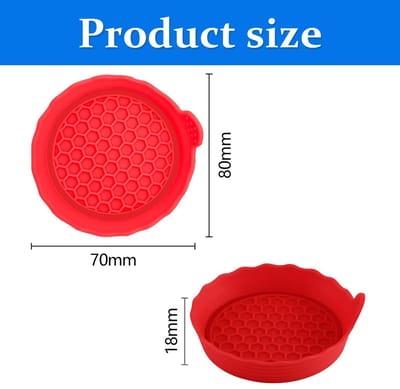 Dailygoods- Auto-onderzetters 2 stuks - Siliconen - Hittebestendig - Antislip - Universeel - 7 x 1,8 x 8 cm - Bekerhouder