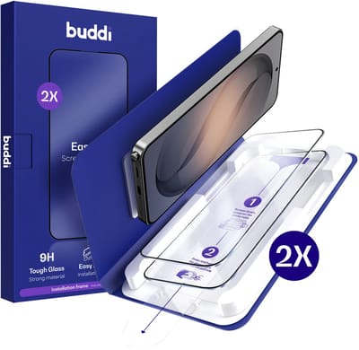 2-Pack Screenprotector Geschikt voor Samsung Galaxy S26 Ultra - Buddi Easy Fit Tempered Glass met Installatietray - 9H+ Gehard Glas - Case Friendly Glasplaatje - Eenvoudige montage