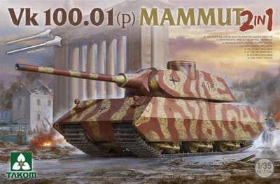 Takom Modelbouwpakket Militaire voertuigen - 2156 VK 100.01 (p) Mammut Plastic - 1:35 - Modelbouw