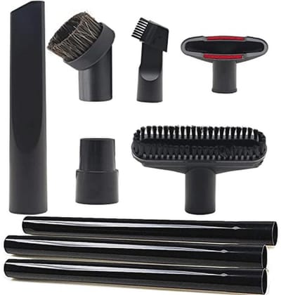 Stofzuigeropzetstukken en Verlengen - 9 Stuks Accessoires voor 1 1/4 inch en 1 3/8 inch Stofzuigers