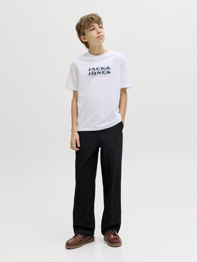 JACK&JONES - JCOFUSION JJ BRANDING TEE SS CN JNR - Jongens - T-shirts