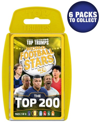 Winning Moves Top Trumps - Kaartspel - World Football Stars Top 200 - Pack 2/6 - Engels