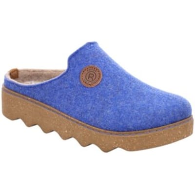 Rohde FOGGIA-D klompen damespantoffels muiltjes vilt 6122 50 Blue