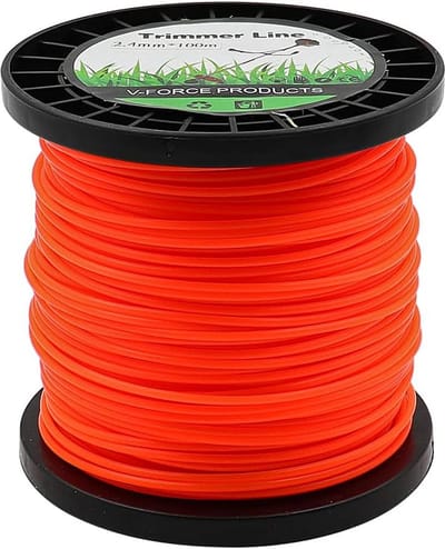 Heavy Duty Strimmerlijn 2,4 mm x 100 m - Sterk Nylon Draad voor Benzinetrimmer