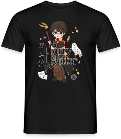 Harry Potter Onderdelen T-Shirt Heren