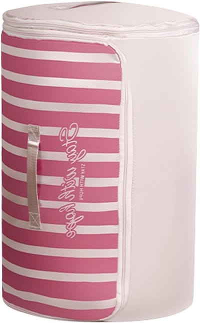 Dekbed Tas - Opbergzak - Ruimte Besparen - Compressie Rolontwerp - M 55x33cm - Roze