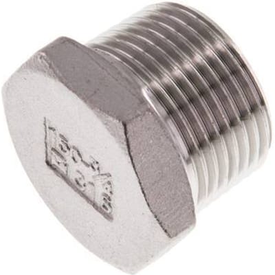 Plug R3/4'' RVS met Buitenzeskant 16bar [2 Stuks]