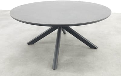 Marena ronde tuintafel Ø158 cm. - Licht grijs
