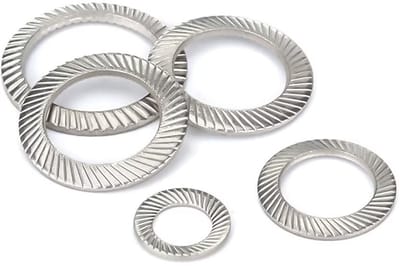 Dailygoods- Borgringen 40 Stuks - Roestvrij Staal - Sluitringen - Veiligheidsschijven - Schroeven M8 x 13 mm - Duurzaam en Corrosiebestendig