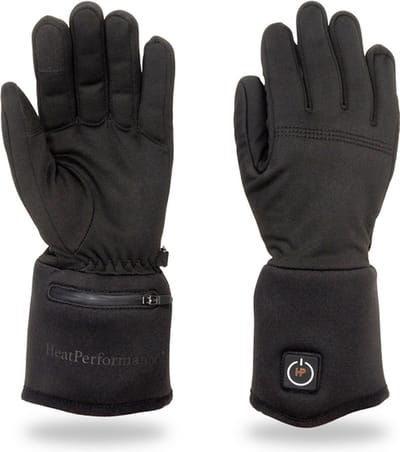 HeatPerformance® THIN | Verwarmde onderhandschoenen - dunne handschoenen - touchscreen - oplaadbare accu - maat S