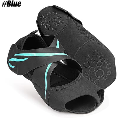 1 Paire Nouvelles Chaussettes de Yoga pour Soin des Pieds Antidérapantes Barre Douce Enveloppement Chaussures d'Entraînement de Danse Convient pour Ballet Pilates Barre Loisir Fournitures de Yoga S