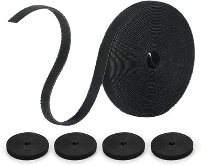 Herbruikbare Kabelbinders - 15m×10mm, Vrij Te Knippen, Multifunctioneel Voor Thuis, Kantoor, Studentenhuis, Tuin en Organisatie