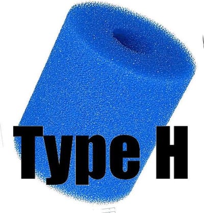 Zwembad & spa filter herbruikbaar biofoam Intex type H