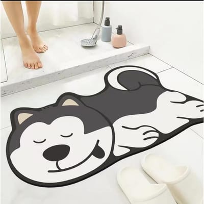 Toilet Zachte Diatomeeënaarde Absorberende Antislip Mat Cartoon Huishoudelijk Toiletdeur Badkamer Sneldrogende Mat 40 * 60 cm