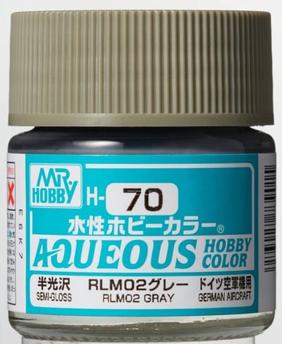 Gunze H-070 - RLM02 Grey Sg - Mr. Hobby Aqueous Modelbouwverf 10ml