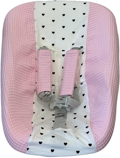 Stokke Tripp Trapp newborn hoes roze hartjes