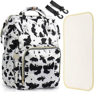 Baby luiertas - Multifunctionele tas - Baby verzorging - Met verschoningsmat - 45x28x20 cm - Grijs