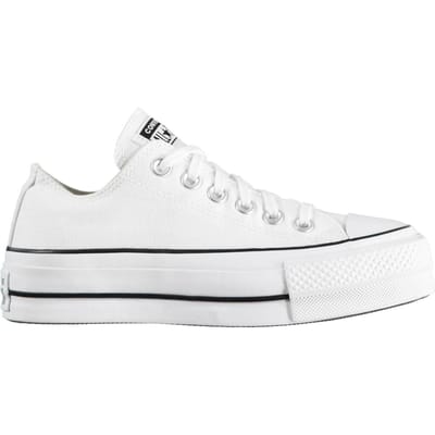 Converse Dames/Dames Chuck Taylor Canvas Platform Schoenen (Wit, Zwart)