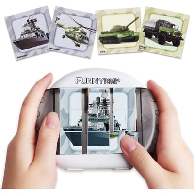 4-IN-1 Draaibaar Puzzel ideaal voor Kinderen Fidget Speelgoed 3 4 5 6 7 8 Jaar Oude Puzzels in 1 Fijne Motoriek Cadeau Jongens & Meisjes Leeftijden 3+
