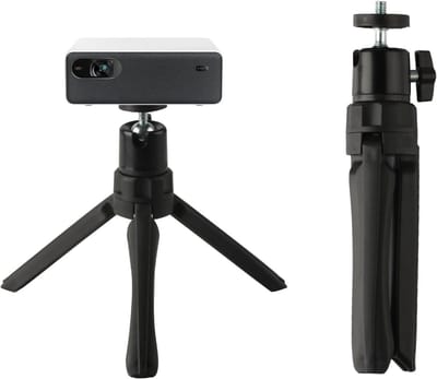 Verstelbare projectorstand voor mini projectoren, statief voor camera's en smartphones, met 1/4'' schroeven en balhoofden