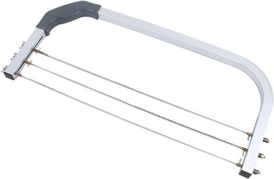 Taartsnijder Leveler - Bakgereedschap RVS - Nauwkeurig Taarten Snijden - Verstelbare Draden - 52x22x3 cm - Helderwit
