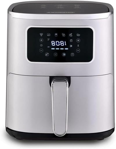 Heteluchtfriteuse - Airfryer Frituurpan - Gezond Koken - 7 Programma's - 5 Liter - Roze