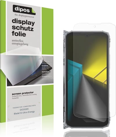 dipos – 4x Matte Beschermfolie geschikt voor DOOGEE Blade10 Ultra Energy | Krasbestendige & antireflecterende Screenprotector Ultra-Thin