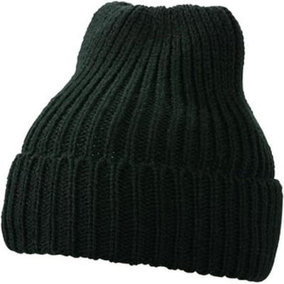 Myrtle Beach - Unisex Warm Gebreide Muts (Zwart)