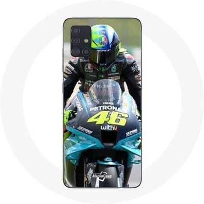 Coque - Valentino Rossi - Samsung Galaxy A51 - Souple - Protection - Motif pilote de vitesse 46
