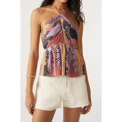 BA&SH Top Nellie Ocre Größe: L | Minikleider Outlet | Damen