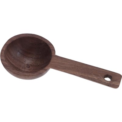 Koffieschep Houten Maatschep Walnoot Theelepel Koffieaccessoires voor Koffie Thee Suiker Dlour black