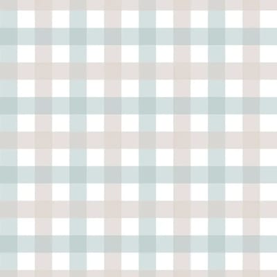 Baby behang Dekornik Provence Check Medium Small