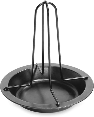 Grillaccessoires voor kip - Antiaanbakgreep en rek van koolstofstaal voor BBQ en oven