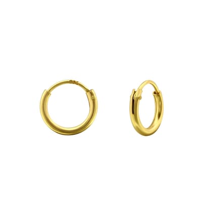 Montebello Oorbellen Alina XXS - 925 Zilver Verguld - 1,2mm - ∅8mm