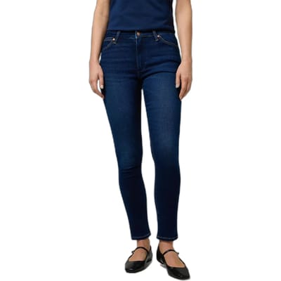 Wrangler Sienna Nightshade Denim Blue Jeans Size: W27L32 | Skinny Outlet | Dames | Blauw
