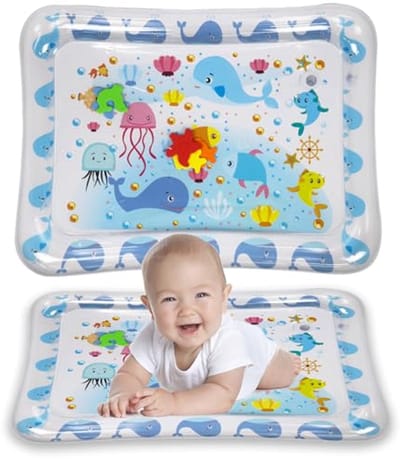 Watermat voor baby's - BPA-vrij, ideale speelmat voor buikligging, geschikt voor 3-9 maanden