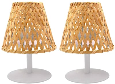 Set van 2 draadloze tafellampen H26CM IBIZA