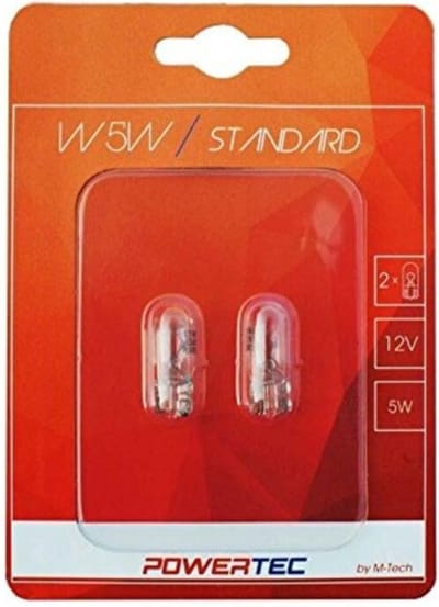 Powertec W5W 12V - Standaard - Set