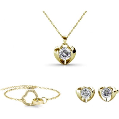 Simply Love Locked Heart voor boomset - Kristal