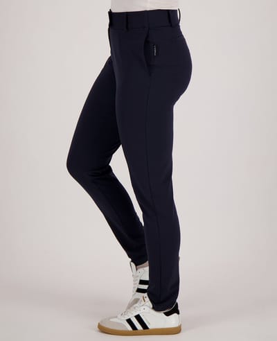Je m'appelle Travelstof At Work Broek Regular fit Met stretch - Blauw - Maat XS
