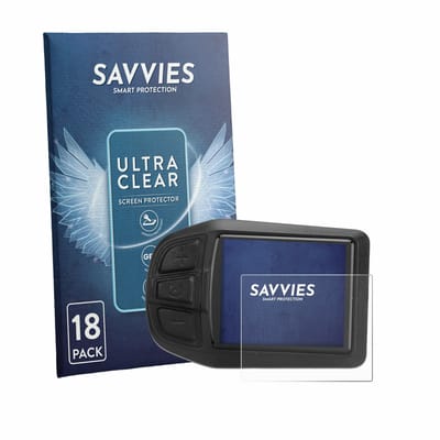 Savvies - Screenprotector voor Naroote Bike Computer - Folie Beschermfolie transparant 18 Stuks