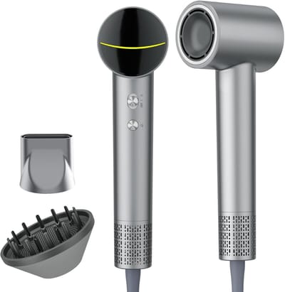 REN® Fohn met Diffuser Krullen - Fohn met Diffuser - Fohn - Grijs - 10cm x 25cm x 9cm