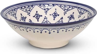 Safaary - Marokkaanse Schaal Blauw Zerbia Mya Ø 30 x 11cm