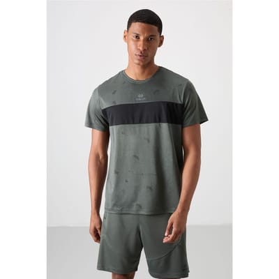 Heren Kleurverloop Crew Neck T-Shirt