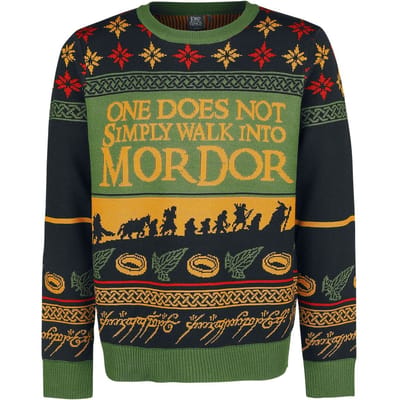 The Lord Of The Rings Christmas jumper - Walk Into Mordor - XS tot 5XL - voor Mannen - meerkleurig